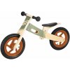 Dětské balanční kolo Spokey Wood Ride Duo khaki