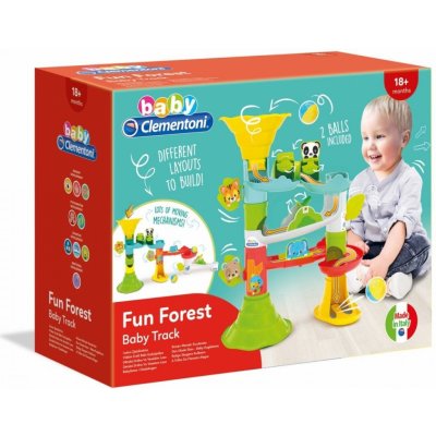 Clementoni Baby velká kuličková dráha se zvířátky – Zboží Živě