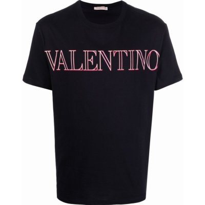 Valentino Neon Logo tričko černá – Zboží Mobilmania