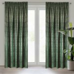Design 91 ZATEMŇOVACÍ ZÁVĚS NA PÁSCE CYPRUS 140X270 CM ZELENÁ – Hledejceny.cz