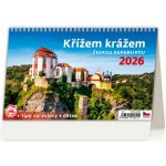 stolní Křížem krážem Českou republikou 22,6cm x 13,9cm, S23-27 2027 – Zboží Mobilmania