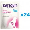 KATTOVIT Feline Diet Diabetes Losos 24 x 85 g