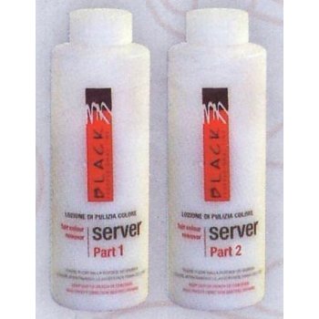 Black Server Hair Colour Remover odstraňovač barvy z vlasů 2 x 100 ml