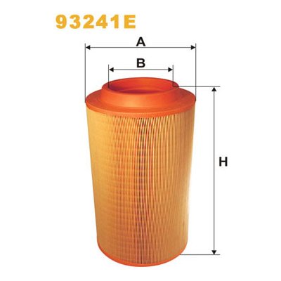 Vzduchový filtr WIX FILTERS 93241E – Hledejceny.cz