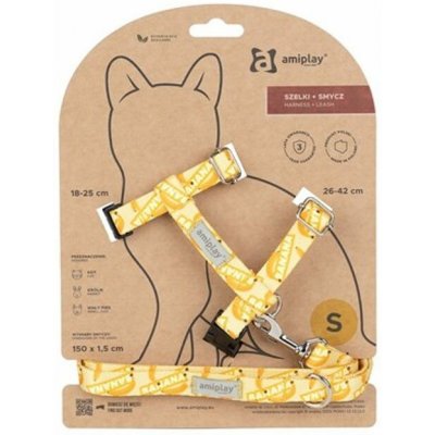 Amiplay Kšíry pro kočku BeHappyCat Banana M – Zboží Dáma