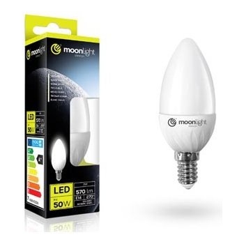 Moonlight LED žárovka E14 220-240V 3W 240lm 3000k teplá 25000h 2835 37mm/100mm