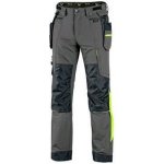 Canis CXS Kalhoty NAOS pánské šedo-černé HV žluté doplňky – Zboží Dáma