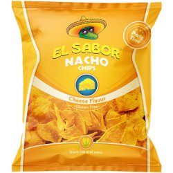 El Sabor Bezlepkový Nachos chips se sýrovou příchutí 225 g