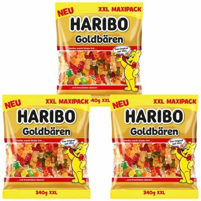 Haribo Goldbären želé medvídci 3 x 340 g – Sleviste.cz