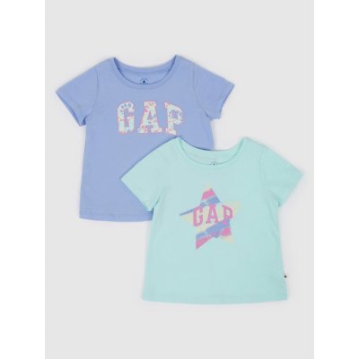 Dětská trička logo GAP 2ks Barevná – Zboží Mobilmania