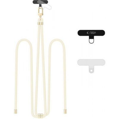 Šňůrka na krk Tech-Protect C7S Rope Crossbody šňůrka na mobil béžová – Hledejceny.cz