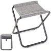 Zahradní židle a křeslo Verk 01672 Kempingová stolička šedá