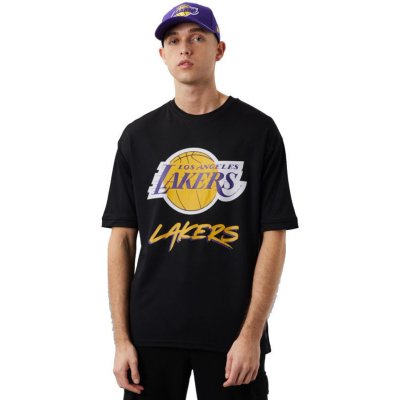 New Era pánské tričko NBA Los Angeles Lakers Script M M Mesh Tee M 60284737 – Zboží Mobilmania