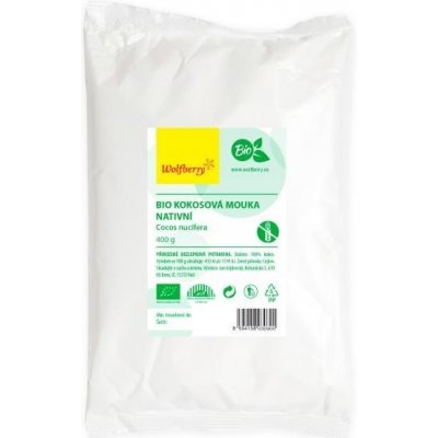 Wolfberry Kokosová mouka Bio 400 g – Sleviste.cz