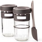 Lekue Sklenice na přípravu chlebového kvásku se špachtlí 700ml 3 díly – Zboží Dáma