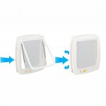 Ferplast swing 7 dvířka Bílá 22.5 x 10.4 x 25.2 cm – Zboží Dáma