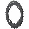 Převodníky pro kliky SRAM převodník - MTB 36T 104 S1 49 CHAINLINE AL5 2X10 LONG PIN BLAST - černá