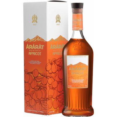 Brandy Ararat Apricot 30% 0,7 l (karton) – Zboží Dáma