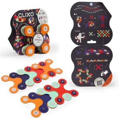 CLIXO Tiny & Mighty Space magnetická stavebnice 9 ks – Hledejceny.cz