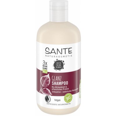 Santé Sante Šampón pro lesk Bio březový list a rostlinný protein 250 ml – Zboží Mobilmania