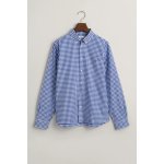 Gant Poplin Gingham Shield Shirt College Blue – Sleviste.cz