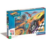 CLEMENTONI Hot Wheels 104 dílků – Zboží Mobilmania