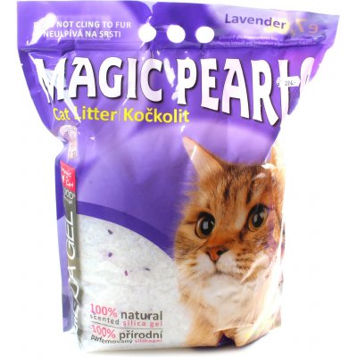 Magic Cat Magic Pearls Lavender – přírodní parfémovaný silikagel 7,6 l