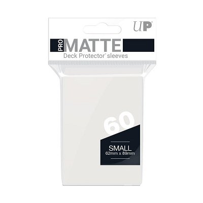 UP Small Sleeves 62x 89 Non-Glare Clear Pro Matte 60 Sleeves – Zboží Mobilmania