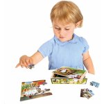 Bino puzzle zvířátka v krabičce – Zboží Mobilmania