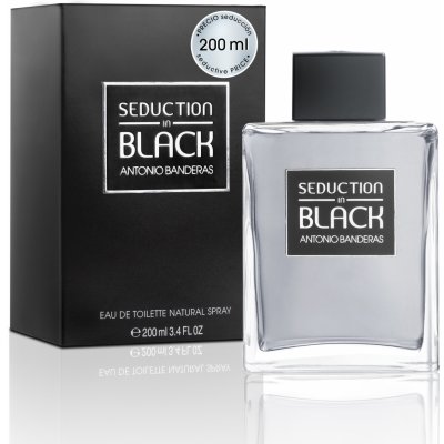 Antonio Banderas Seduction In Black toaletní voda pánská 200 ml – Zbozi.Blesk.cz