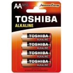 Baterie AA TOSHIBA Alkaline 4ks 1,5V alkalická LR6/4/48 BL – Zboží Živě