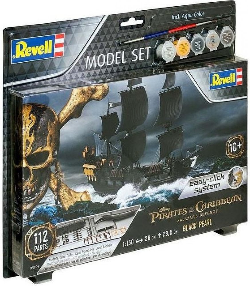 Revell černáPearl Černá Perla Easy Click Model Set 65499 1:150 |  Srovnanicen.cz