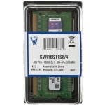 Kingston DDR3 4GB 1600MHz CL11 (1x4GB) KVR16S11S8/4 – Sleviste.cz