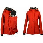 Shara softshellová bunda zimní jednobarevná přední nošení červená/bílá zebra – Sleviste.cz