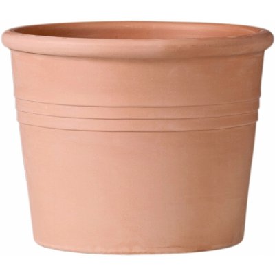 Deroma Květináč Cilindro Bordato Primitivo White terakota 38 x 29 cm – Hledejceny.cz