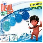 Dr. Devil Polar Aqua Push Pull WC blok bez košíku 4 x 20 g – Zboží Mobilmania