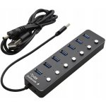 Gembird UHB-U3P7P-01 – Zboží Živě