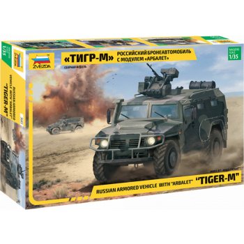 Zvezda GAZ Tiger w Arbalet ZV 3683 1:35