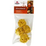 Dekorace Lata Ball žlutý 4 cm 4 kusy – Hledejceny.cz
