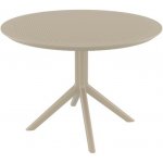 Siesta Zahradní kulatý stůl SKY TABLE 105 taupe 124 – Zboží Mobilmania