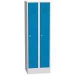 KOVOS Šatní skříňka kovová dvouoddílová SAS 32A – HobbyKompas.cz