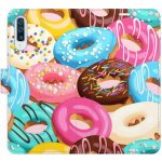 Pouzdro iSaprio Flip s kapsičkami na karty - Donuts Pattern 02 Samsung Galaxy A50 – Zbozi.Blesk.cz