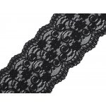 Elastická krajka / vsadka šíře 10 cm Varianta: 2 černá, Balení: 13.5 m 37911/64880/167784 – Hledejceny.cz