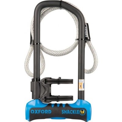 Oxford Shackle 14 Pro U-Lock 320mm x 177mm modrý – Hledejceny.cz