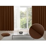 Biante Zatemňovací závěs Blackout BKU-114 Čokoládově hnědý - šířka 140 cm 140x230 cm – Sleviste.cz