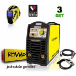 KOWAX GeniArc 160 EVO MMA/TIG SET03a - 3m Kabely + Kukla + Elektrody 2.5mm/2.5kg – Sleviste.cz