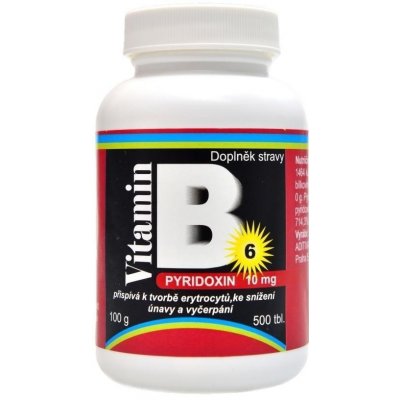 Nutristar Pyridoxin vitamín B 6 10 mg 500 tablet – Hledejceny.cz