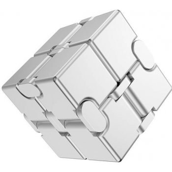 Infinity Infinity Cube Antistresová kostka kovová silver