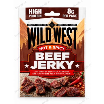 Wild West Beef Jerky Hot & Spicy 25 g – Hledejceny.cz
