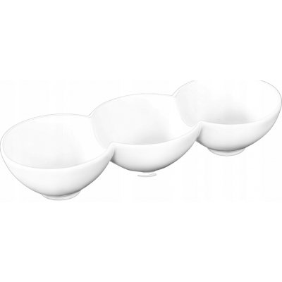 WILMAX Dělený servírovací talíř 26x9,5x5 cm – Hledejceny.cz